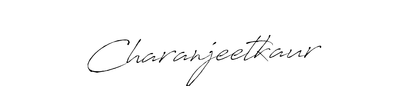 Create a beautiful signature design for name Charanjeetkaur. With this signature (Antro_Vectra) fonts, you can make a handwritten signature for free. Charanjeetkaur signature style 6 images and pictures png