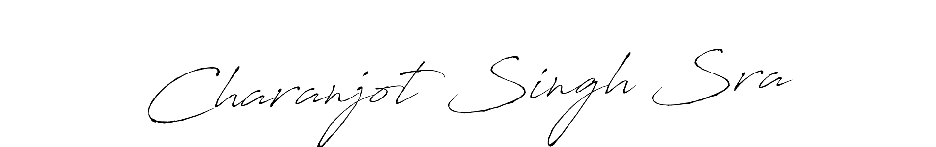 Design your own signature with our free online signature maker. With this signature software, you can create a handwritten (Antro_Vectra) signature for name Charanjot Singh Sra. Charanjot Singh Sra signature style 6 images and pictures png