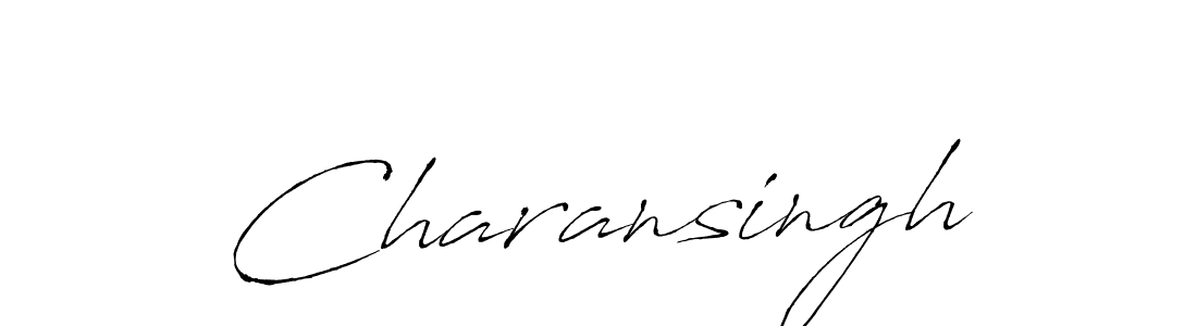 Design your own signature with our free online signature maker. With this signature software, you can create a handwritten (Antro_Vectra) signature for name Charansingh. Charansingh signature style 6 images and pictures png