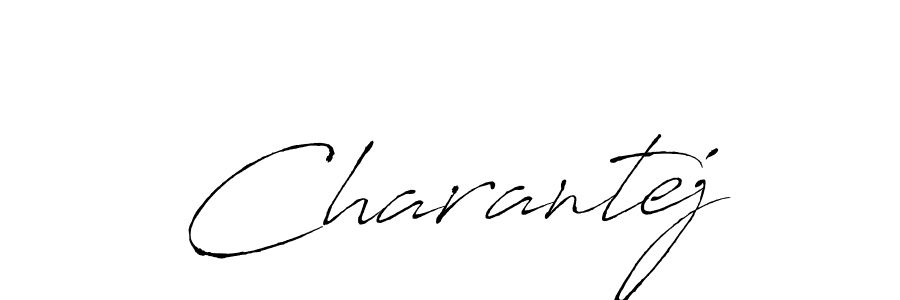 You should practise on your own different ways (Antro_Vectra) to write your name (Charantej) in signature. don't let someone else do it for you. Charantej signature style 6 images and pictures png