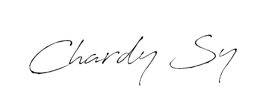 Chardy Sy stylish signature style. Best Handwritten Sign (Antro_Vectra) for my name. Handwritten Signature Collection Ideas for my name Chardy Sy. Chardy Sy signature style 6 images and pictures png