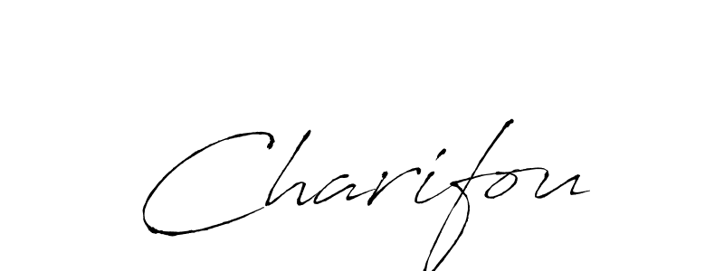 Create a beautiful signature design for name Charifou. With this signature (Antro_Vectra) fonts, you can make a handwritten signature for free. Charifou signature style 6 images and pictures png