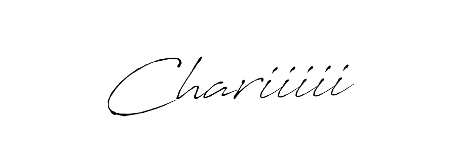 Make a beautiful signature design for name Chariiiii. With this signature (Antro_Vectra) style, you can create a handwritten signature for free. Chariiiii signature style 6 images and pictures png