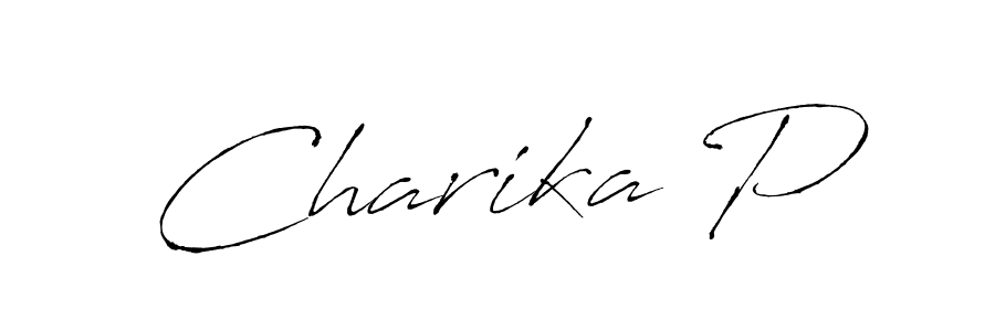 if you are searching for the best signature style for your name Charika P. so please give up your signature search. here we have designed multiple signature styles  using Antro_Vectra. Charika P signature style 6 images and pictures png