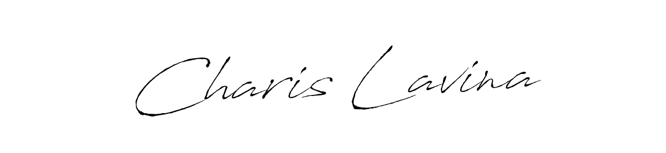 You should practise on your own different ways (Antro_Vectra) to write your name (Charis Lavina) in signature. don't let someone else do it for you. Charis Lavina signature style 6 images and pictures png