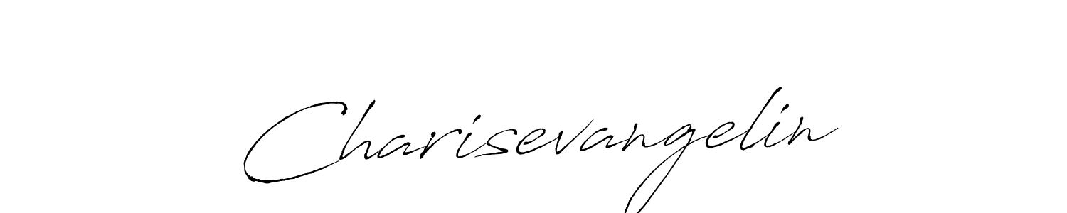 How to make Charisevangelin signature? Antro_Vectra is a professional autograph style. Create handwritten signature for Charisevangelin name. Charisevangelin signature style 6 images and pictures png