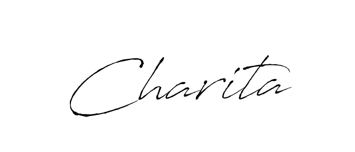 if you are searching for the best signature style for your name Charita. so please give up your signature search. here we have designed multiple signature styles  using Antro_Vectra. Charita signature style 6 images and pictures png