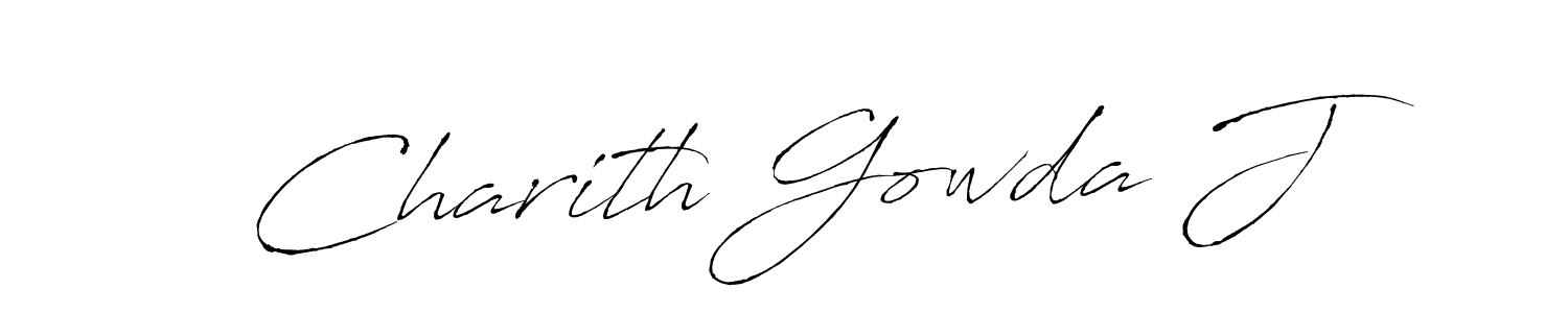 Use a signature maker to create a handwritten signature online. With this signature software, you can design (Antro_Vectra) your own signature for name Charith Gowda J. Charith Gowda J signature style 6 images and pictures png