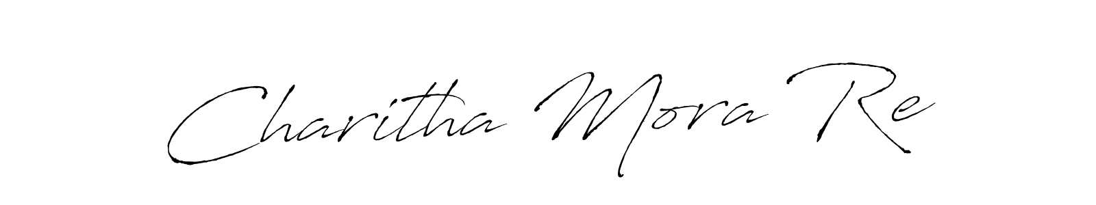 This is the best signature style for the Charitha Mora Re name. Also you like these signature font (Antro_Vectra). Mix name signature. Charitha Mora Re signature style 6 images and pictures png