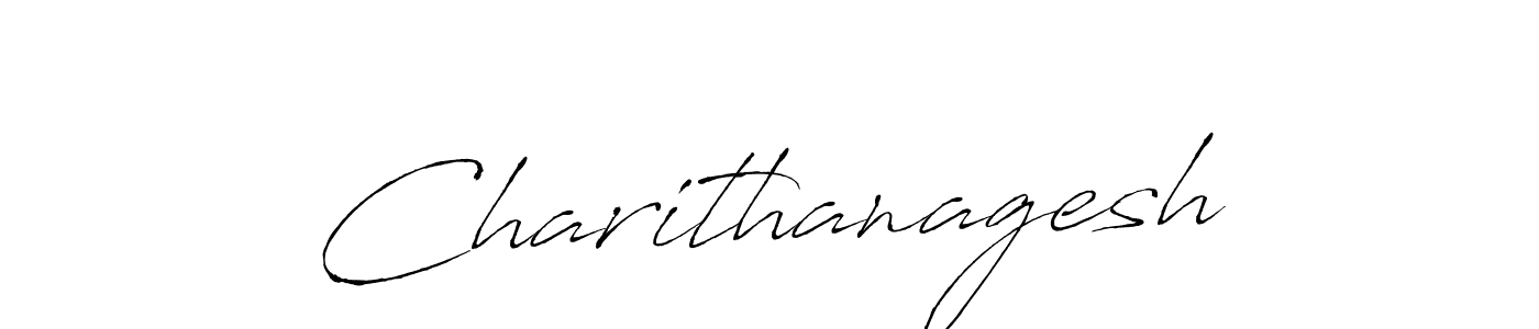 How to make Charithanagesh signature? Antro_Vectra is a professional autograph style. Create handwritten signature for Charithanagesh name. Charithanagesh signature style 6 images and pictures png