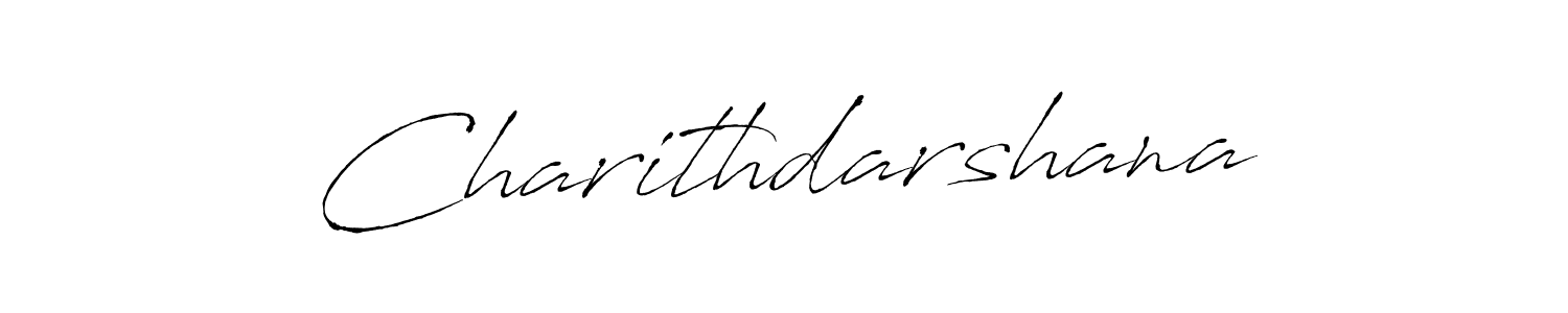The best way (Antro_Vectra) to make a short signature is to pick only two or three words in your name. The name Charithdarshana include a total of six letters. For converting this name. Charithdarshana signature style 6 images and pictures png