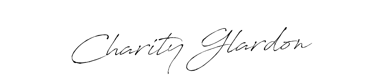 How to make Charity Glardon signature? Antro_Vectra is a professional autograph style. Create handwritten signature for Charity Glardon name. Charity Glardon signature style 6 images and pictures png