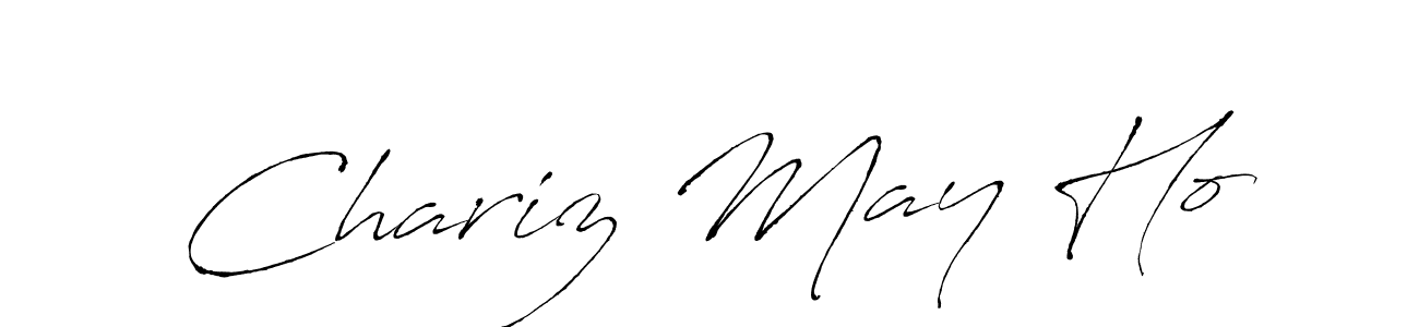 Antro_Vectra is a professional signature style that is perfect for those who want to add a touch of class to their signature. It is also a great choice for those who want to make their signature more unique. Get Chariz May Ho name to fancy signature for free. Chariz May Ho signature style 6 images and pictures png