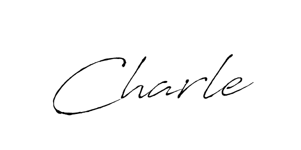 Charle stylish signature style. Best Handwritten Sign (Antro_Vectra) for my name. Handwritten Signature Collection Ideas for my name Charle. Charle signature style 6 images and pictures png