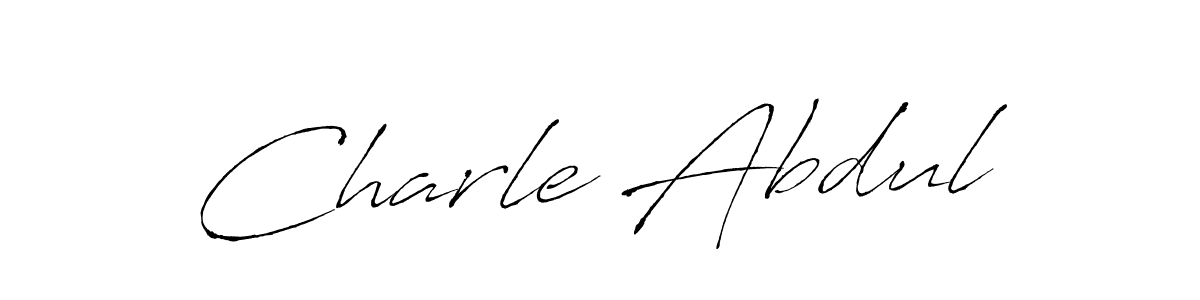 Create a beautiful signature design for name Charle Abdul. With this signature (Antro_Vectra) fonts, you can make a handwritten signature for free. Charle Abdul signature style 6 images and pictures png