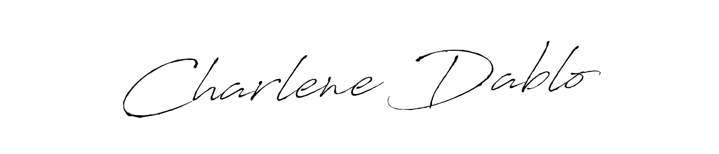 Also You can easily find your signature by using the search form. We will create Charlene Dablo name handwritten signature images for you free of cost using Antro_Vectra sign style. Charlene Dablo signature style 6 images and pictures png