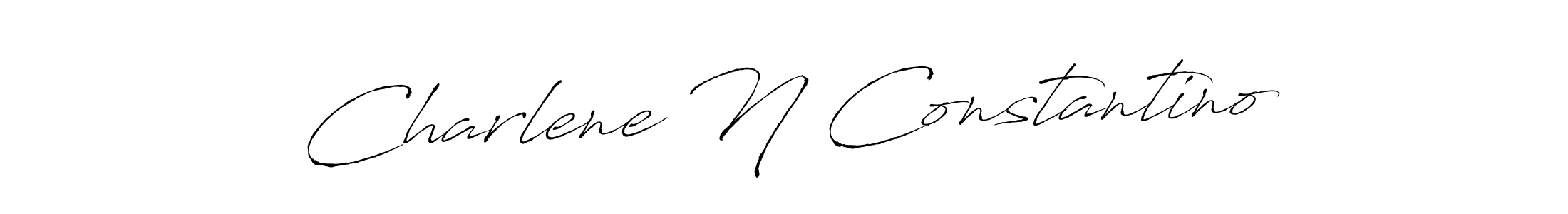 Also You can easily find your signature by using the search form. We will create Charlene N Constantino name handwritten signature images for you free of cost using Antro_Vectra sign style. Charlene N Constantino signature style 6 images and pictures png