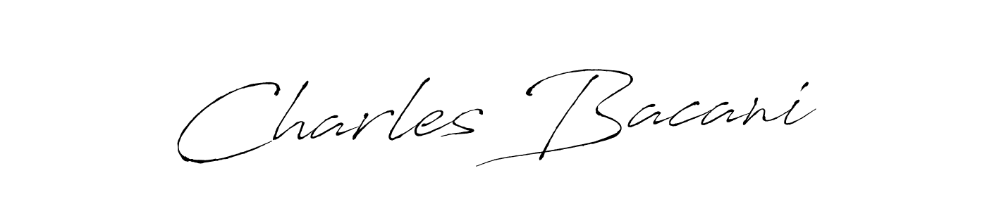 if you are searching for the best signature style for your name Charles Bacani. so please give up your signature search. here we have designed multiple signature styles  using Antro_Vectra. Charles Bacani signature style 6 images and pictures png