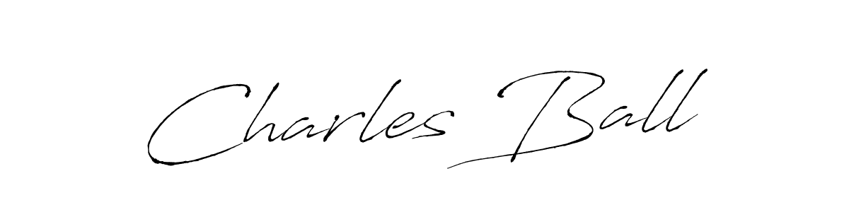 Charles Ball stylish signature style. Best Handwritten Sign (Antro_Vectra) for my name. Handwritten Signature Collection Ideas for my name Charles Ball. Charles Ball signature style 6 images and pictures png