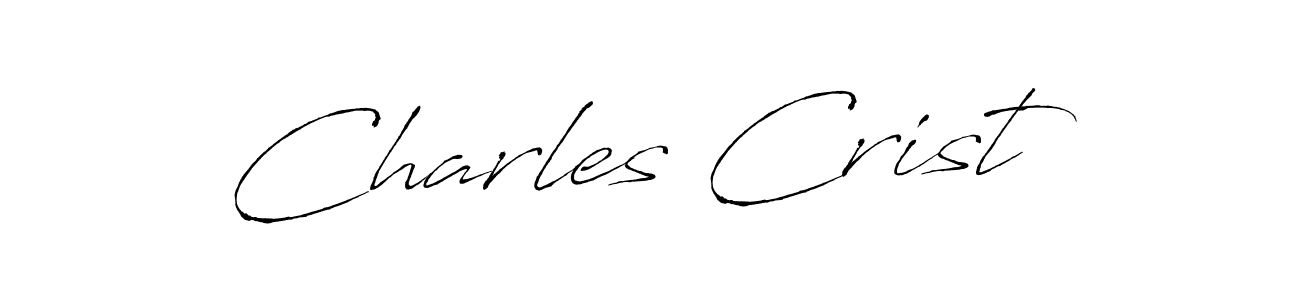 Charles Crist stylish signature style. Best Handwritten Sign (Antro_Vectra) for my name. Handwritten Signature Collection Ideas for my name Charles Crist. Charles Crist signature style 6 images and pictures png