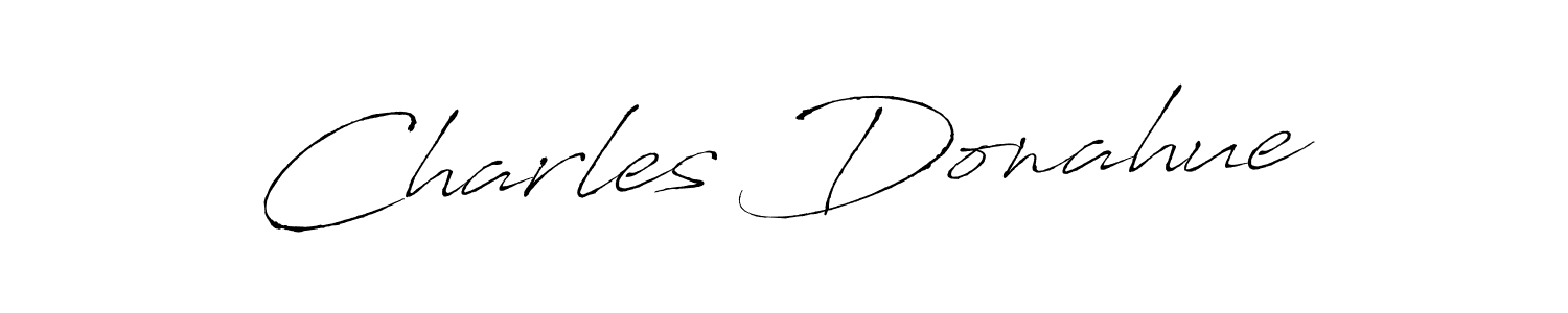 Charles Donahue stylish signature style. Best Handwritten Sign (Antro_Vectra) for my name. Handwritten Signature Collection Ideas for my name Charles Donahue. Charles Donahue signature style 6 images and pictures png