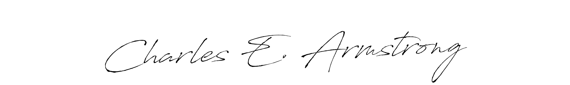 Similarly Antro_Vectra is the best handwritten signature design. Signature creator online .You can use it as an online autograph creator for name Charles E. Armstrong. Charles E. Armstrong signature style 6 images and pictures png