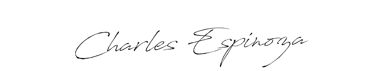 Antro_Vectra is a professional signature style that is perfect for those who want to add a touch of class to their signature. It is also a great choice for those who want to make their signature more unique. Get Charles Espinoza name to fancy signature for free. Charles Espinoza signature style 6 images and pictures png