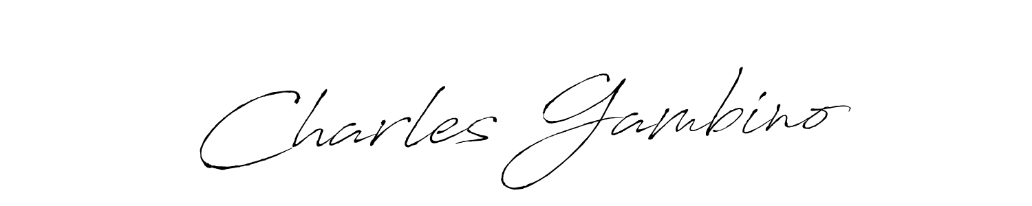 Similarly Antro_Vectra is the best handwritten signature design. Signature creator online .You can use it as an online autograph creator for name Charles Gambino. Charles Gambino signature style 6 images and pictures png