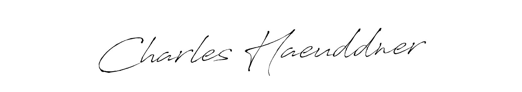 How to make Charles Haeuddner name signature. Use Antro_Vectra style for creating short signs online. This is the latest handwritten sign. Charles Haeuddner signature style 6 images and pictures png