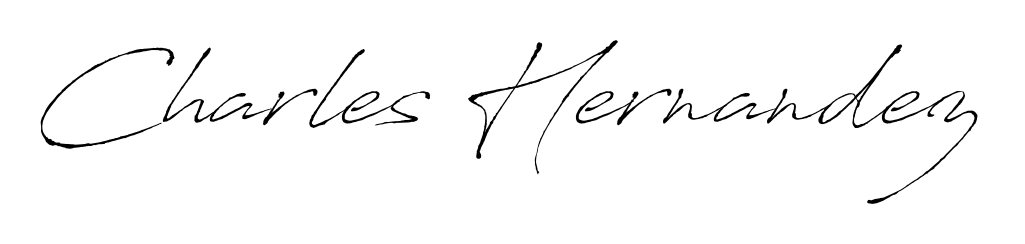 Personalize your online presence with Charles Hernandez signature rendered in elegant Antro_Vectra font. Great for website footers and blogs. Charles Hernandez signature style 6 images and pictures png