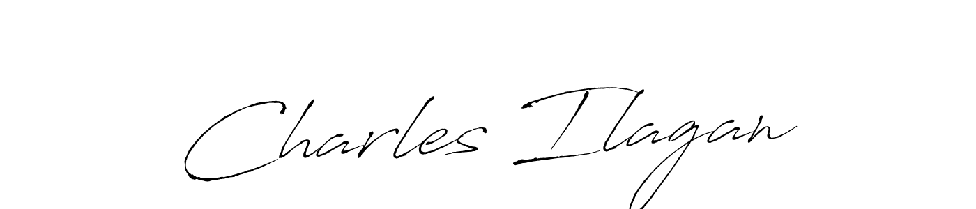 How to make Charles Ilagan signature? Antro_Vectra is a professional autograph style. Create handwritten signature for Charles Ilagan name. Charles Ilagan signature style 6 images and pictures png