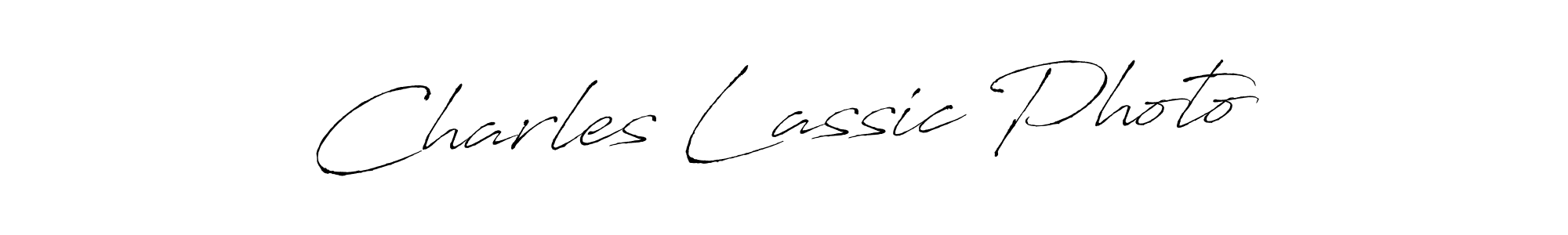 How to make Charles Lassic Photo name signature. Use Antro_Vectra style for creating short signs online. This is the latest handwritten sign. Charles Lassic Photo signature style 6 images and pictures png