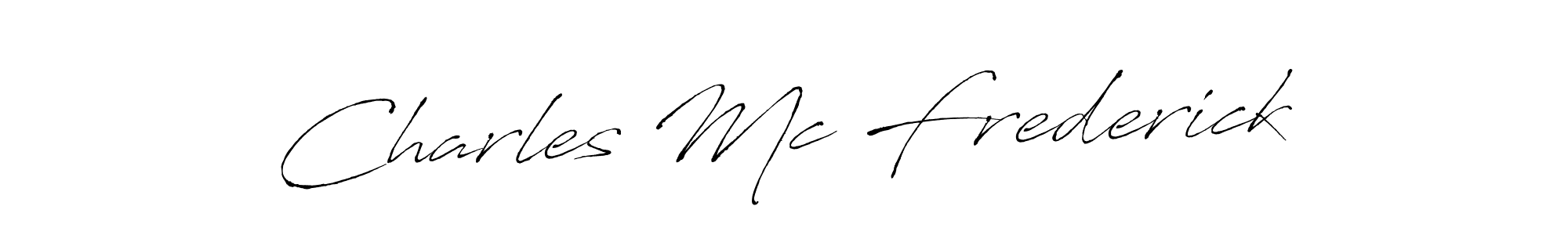 The best way (Antro_Vectra) to make a short signature is to pick only two or three words in your name. The name Charles Mc Frederick include a total of six letters. For converting this name. Charles Mc Frederick signature style 6 images and pictures png