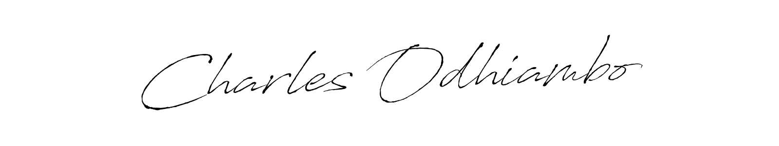 Charles Odhiambo stylish signature style. Best Handwritten Sign (Antro_Vectra) for my name. Handwritten Signature Collection Ideas for my name Charles Odhiambo. Charles Odhiambo signature style 6 images and pictures png