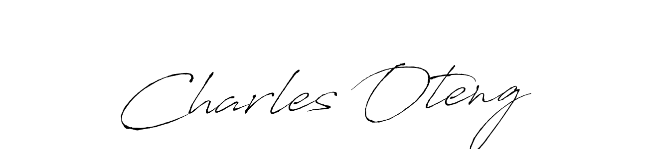 How to make Charles Oteng signature? Antro_Vectra is a professional autograph style. Create handwritten signature for Charles Oteng name. Charles Oteng signature style 6 images and pictures png