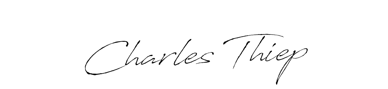 Design your own signature with our free online signature maker. With this signature software, you can create a handwritten (Antro_Vectra) signature for name Charles Thiep. Charles Thiep signature style 6 images and pictures png