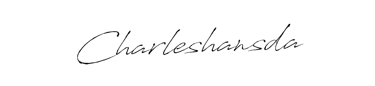 Once you've used our free online signature maker to create your best signature Antro_Vectra style, it's time to enjoy all of the benefits that Charleshansda name signing documents. Charleshansda signature style 6 images and pictures png