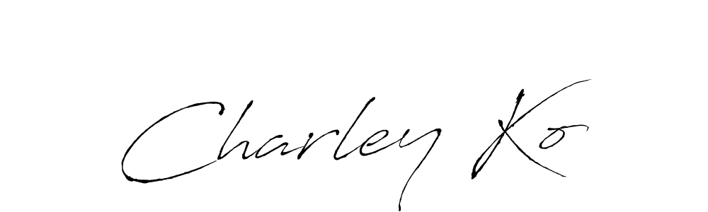 if you are searching for the best signature style for your name Charley Ko. so please give up your signature search. here we have designed multiple signature styles  using Antro_Vectra. Charley Ko signature style 6 images and pictures png