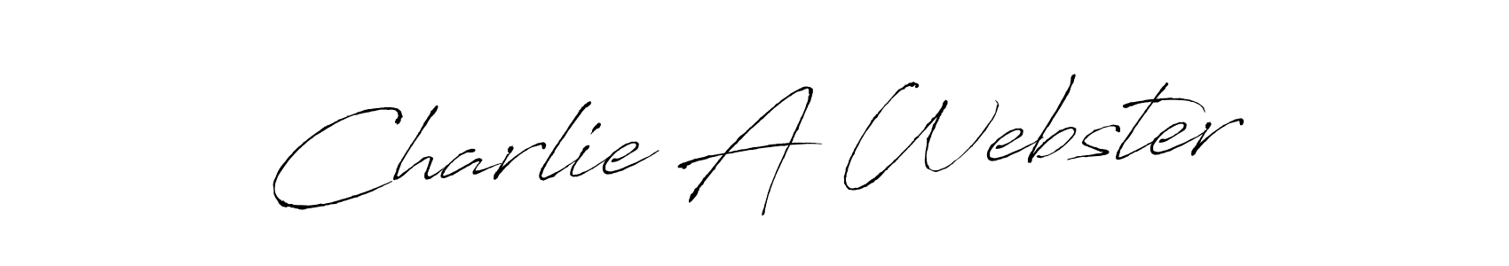 Make a beautiful signature design for name Charlie A Webster. Use this online signature maker to create a handwritten signature for free. Charlie A Webster signature style 6 images and pictures png