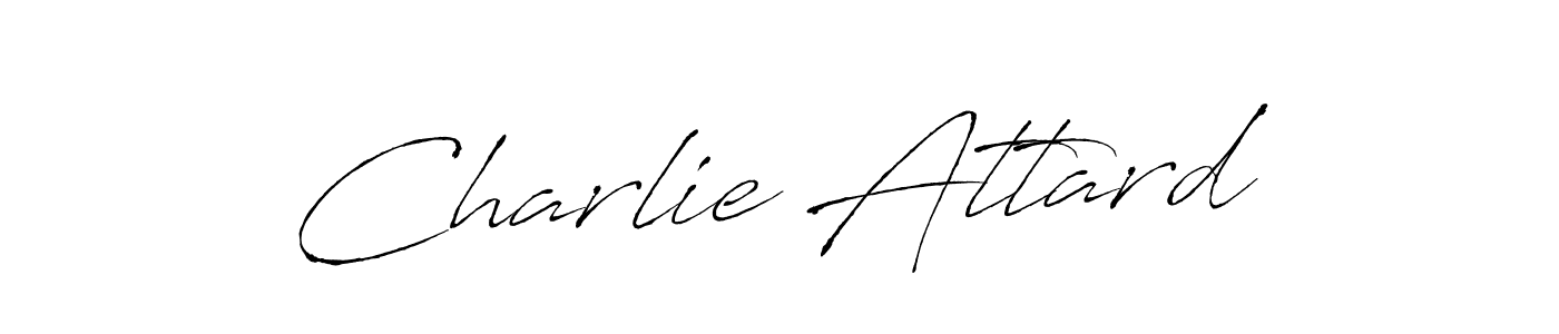 Make a beautiful signature design for name Charlie Attard. With this signature (Antro_Vectra) style, you can create a handwritten signature for free. Charlie Attard signature style 6 images and pictures png