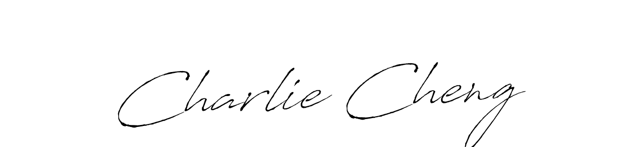 Create a beautiful signature design for name Charlie Cheng. With this signature (Antro_Vectra) fonts, you can make a handwritten signature for free. Charlie Cheng signature style 6 images and pictures png