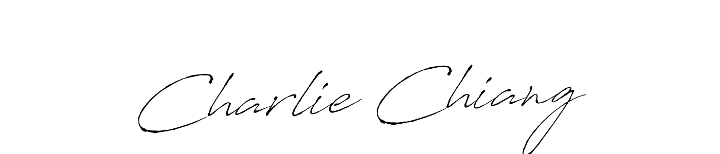 The best way (Antro_Vectra) to make a short signature is to pick only two or three words in your name. The name Charlie Chiang include a total of six letters. For converting this name. Charlie Chiang signature style 6 images and pictures png