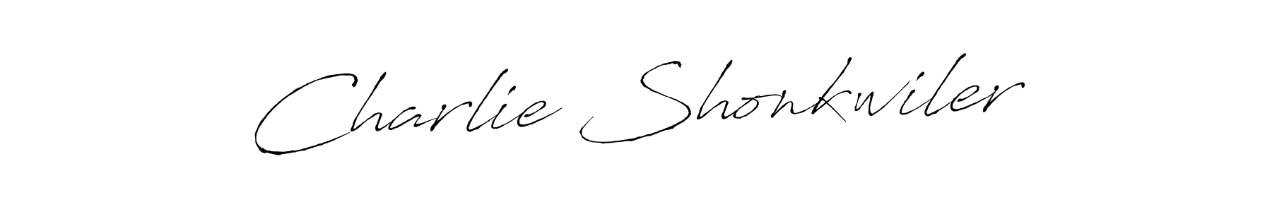 How to Draw Charlie Shonkwiler signature style? Antro_Vectra is a latest design signature styles for name Charlie Shonkwiler. Charlie Shonkwiler signature style 6 images and pictures png