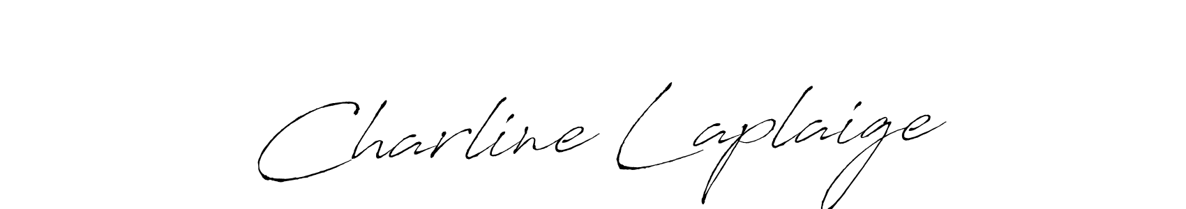 Make a beautiful signature design for name Charline Laplaige. With this signature (Antro_Vectra) style, you can create a handwritten signature for free. Charline Laplaige signature style 6 images and pictures png