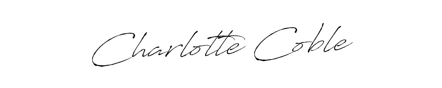 How to make Charlotte Coble name signature. Use Antro_Vectra style for creating short signs online. This is the latest handwritten sign. Charlotte Coble signature style 6 images and pictures png