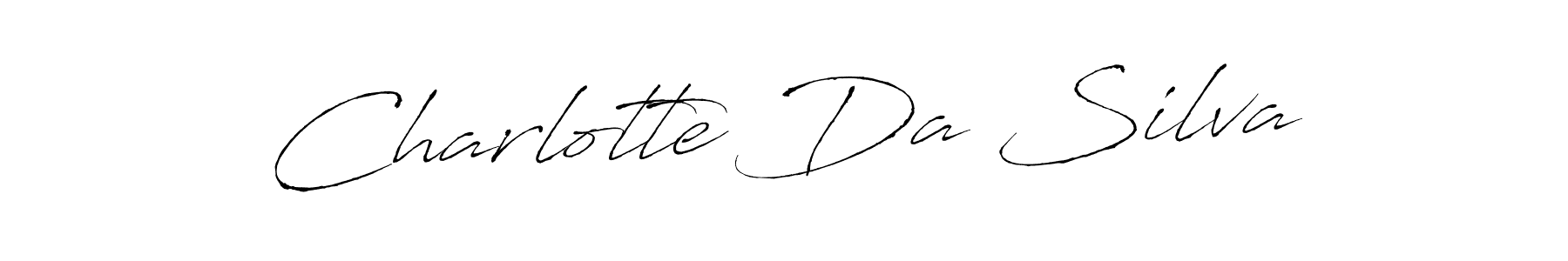 Make a beautiful signature design for name Charlotte Da Silva. With this signature (Antro_Vectra) style, you can create a handwritten signature for free. Charlotte Da Silva signature style 6 images and pictures png