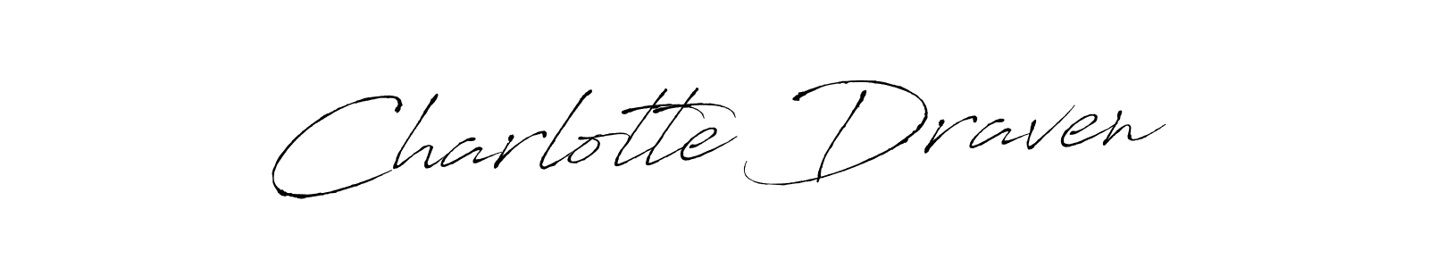 How to make Charlotte Draven name signature. Use Antro_Vectra style for creating short signs online. This is the latest handwritten sign. Charlotte Draven signature style 6 images and pictures png