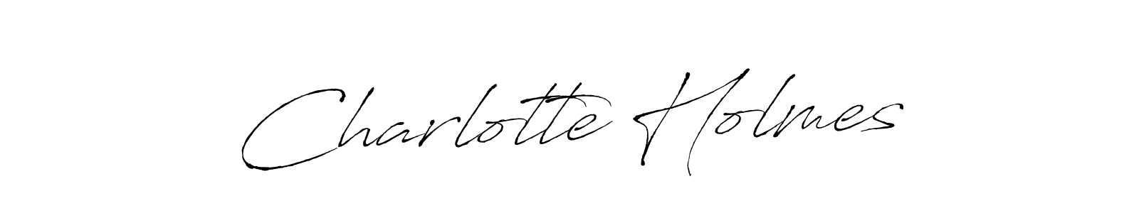 This is the best signature style for the Charlotte Holmes name. Also you like these signature font (Antro_Vectra). Mix name signature. Charlotte Holmes signature style 6 images and pictures png