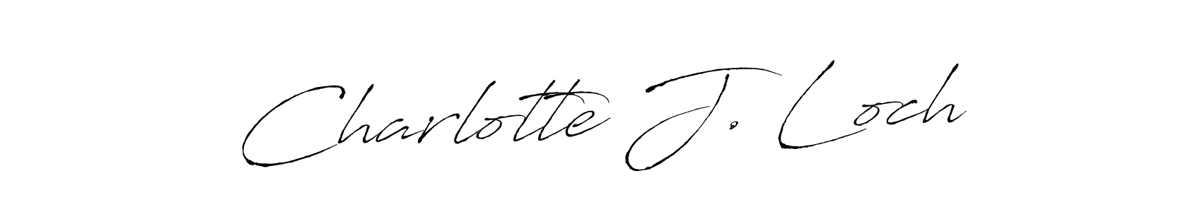 Make a beautiful signature design for name Charlotte J. Loch. Use this online signature maker to create a handwritten signature for free. Charlotte J. Loch signature style 6 images and pictures png