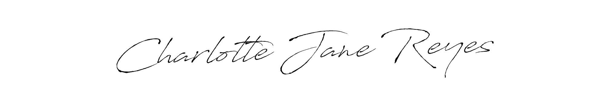 How to make Charlotte Jane Reyes signature? Antro_Vectra is a professional autograph style. Create handwritten signature for Charlotte Jane Reyes name. Charlotte Jane Reyes signature style 6 images and pictures png